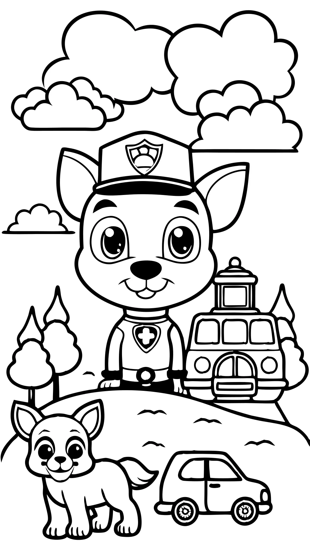 coloriages de patrouille PAW gratuitement